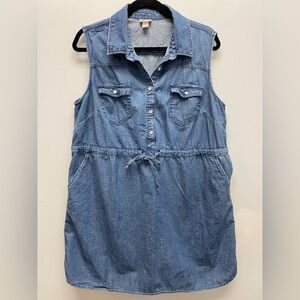 4 for $25 🍒 Mossimo Supply Co. Blue Denim Dress Size XXL